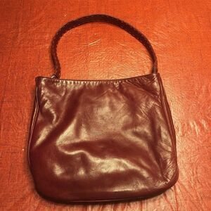 Paola Masi Made in Italy Red Leather Handbag